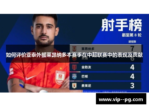 如何评价亚泰外援莱昂纳多本赛季在中超联赛中的表现及贡献